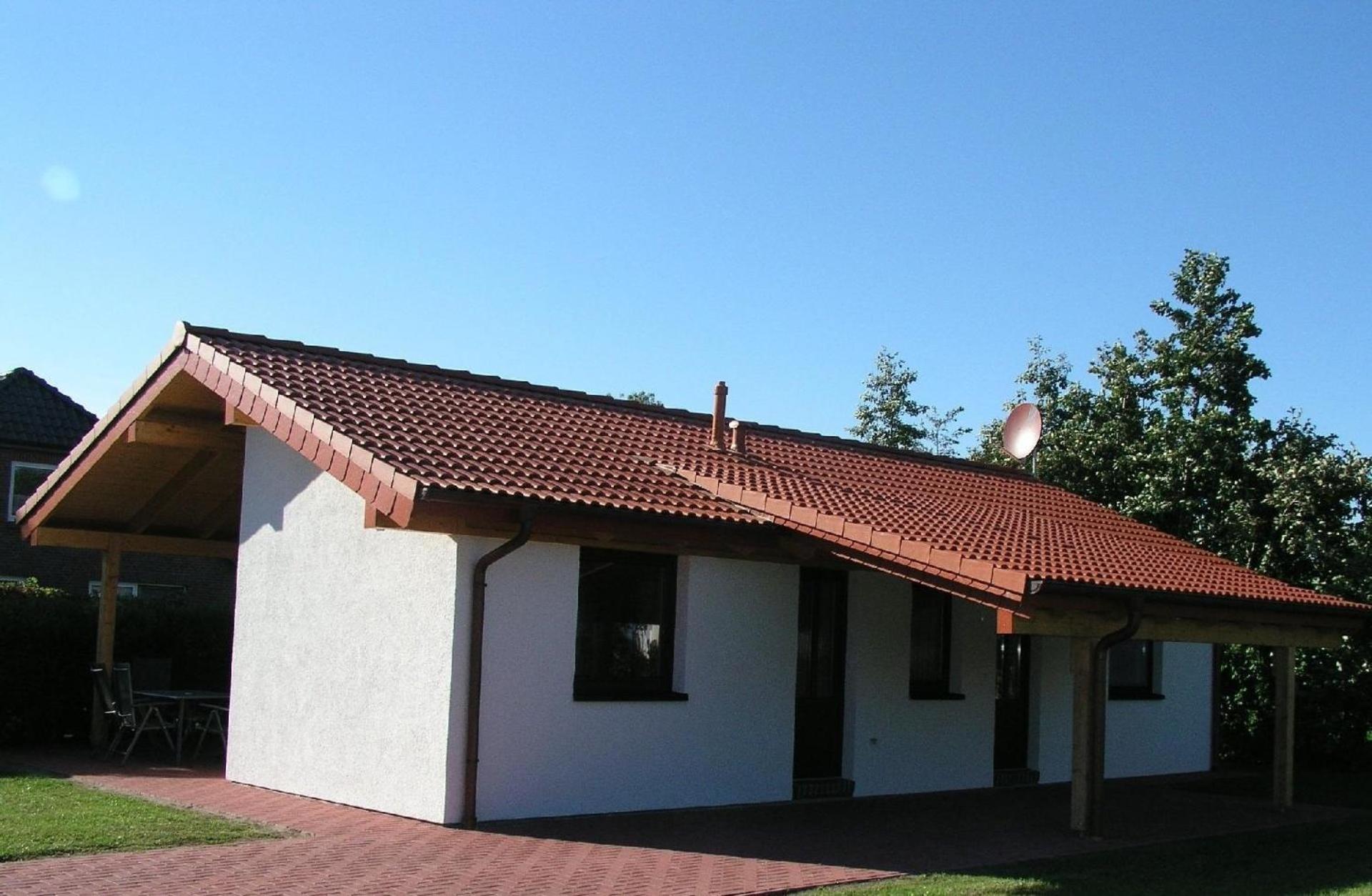 M1 Ferienhaus Mit Garten, Terrasse Und Carport 布特亚丁根 外观 照片